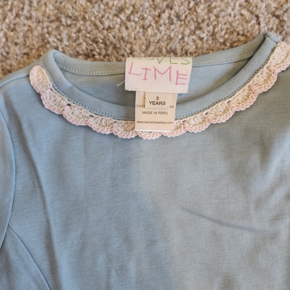 Lemon Loves Lime Pastel Blue and Pink Set - Picture 4 of 6